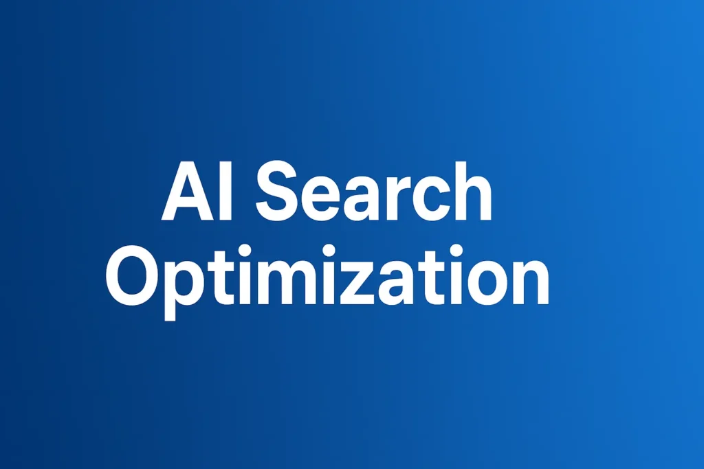 ai search optimization