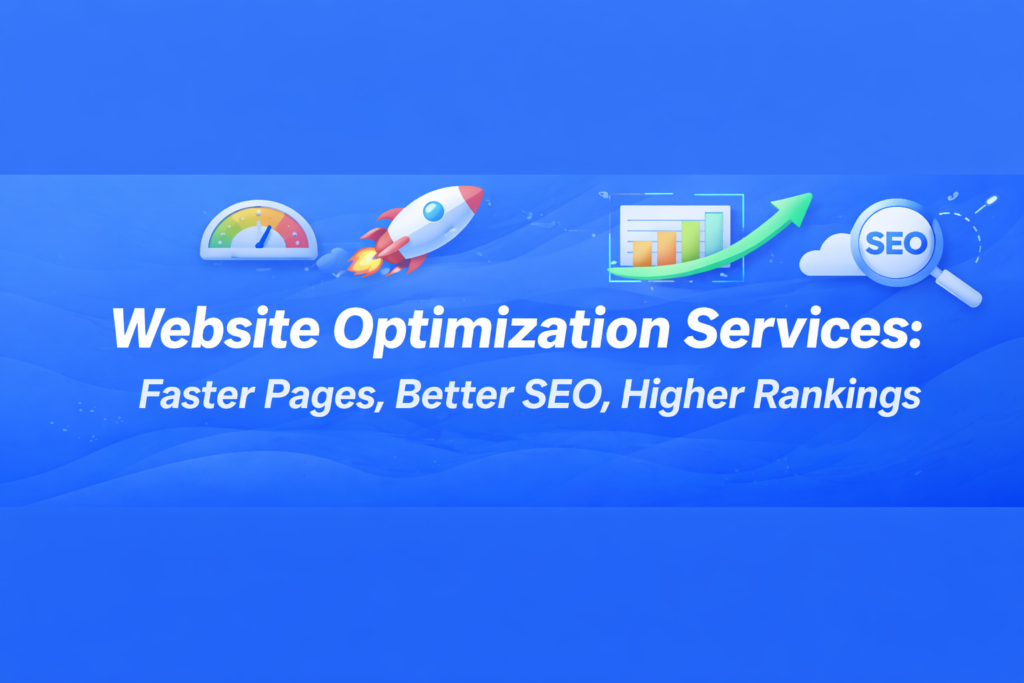 Website Optimization Services Faster Pages, Better SEO, Higher Rankings
